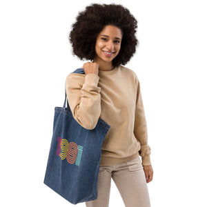 1981 Organic denim tote bag